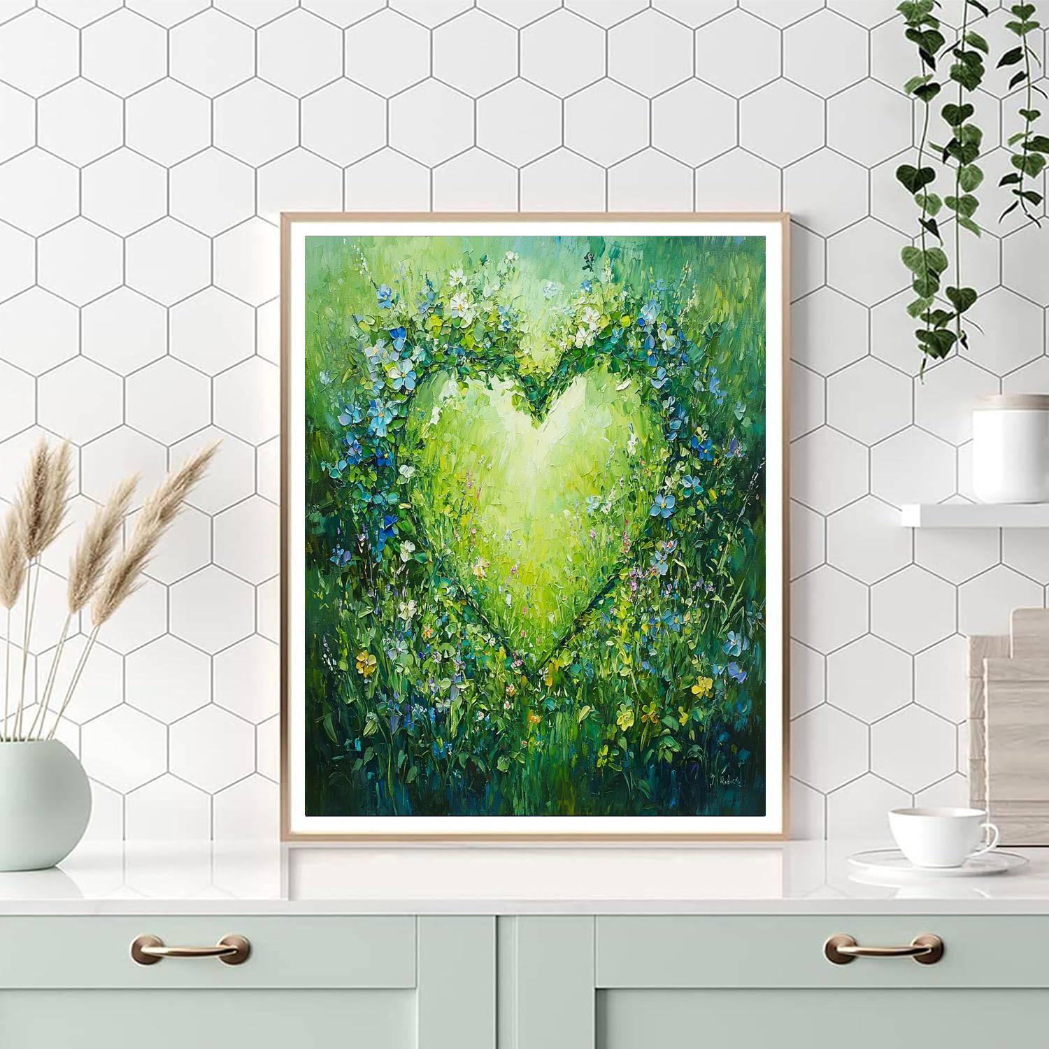 Hearts In Bloom Painting By Numbers Kit