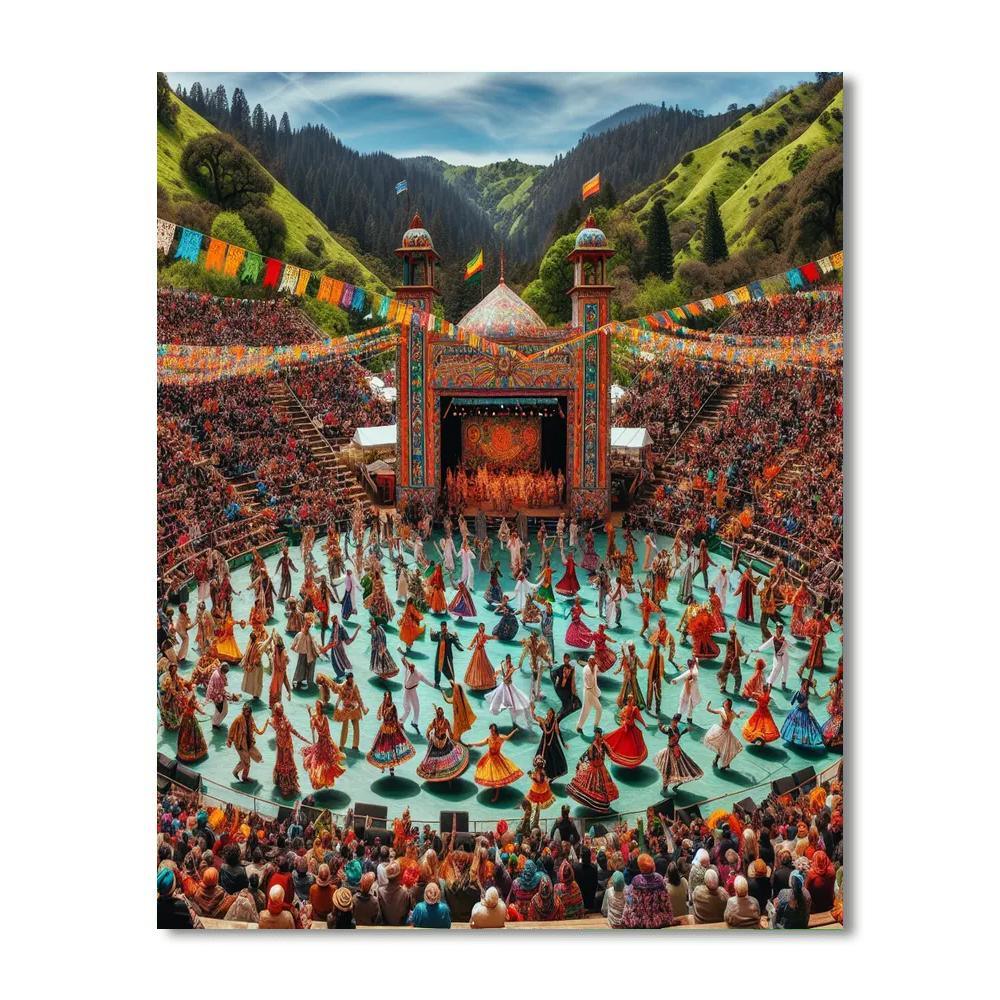 Festival Internacional De Guelaguetza - Mexico Paint By Numbers