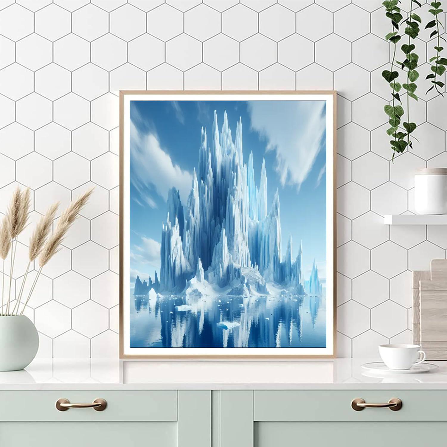 Majestic Iceberg Seascape Paint By Numbers