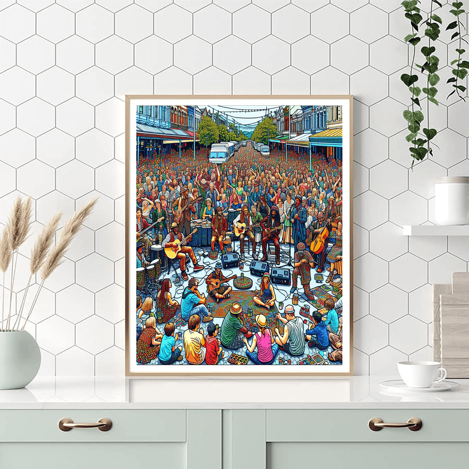 Buskers Festival - New Zealand Number Painting