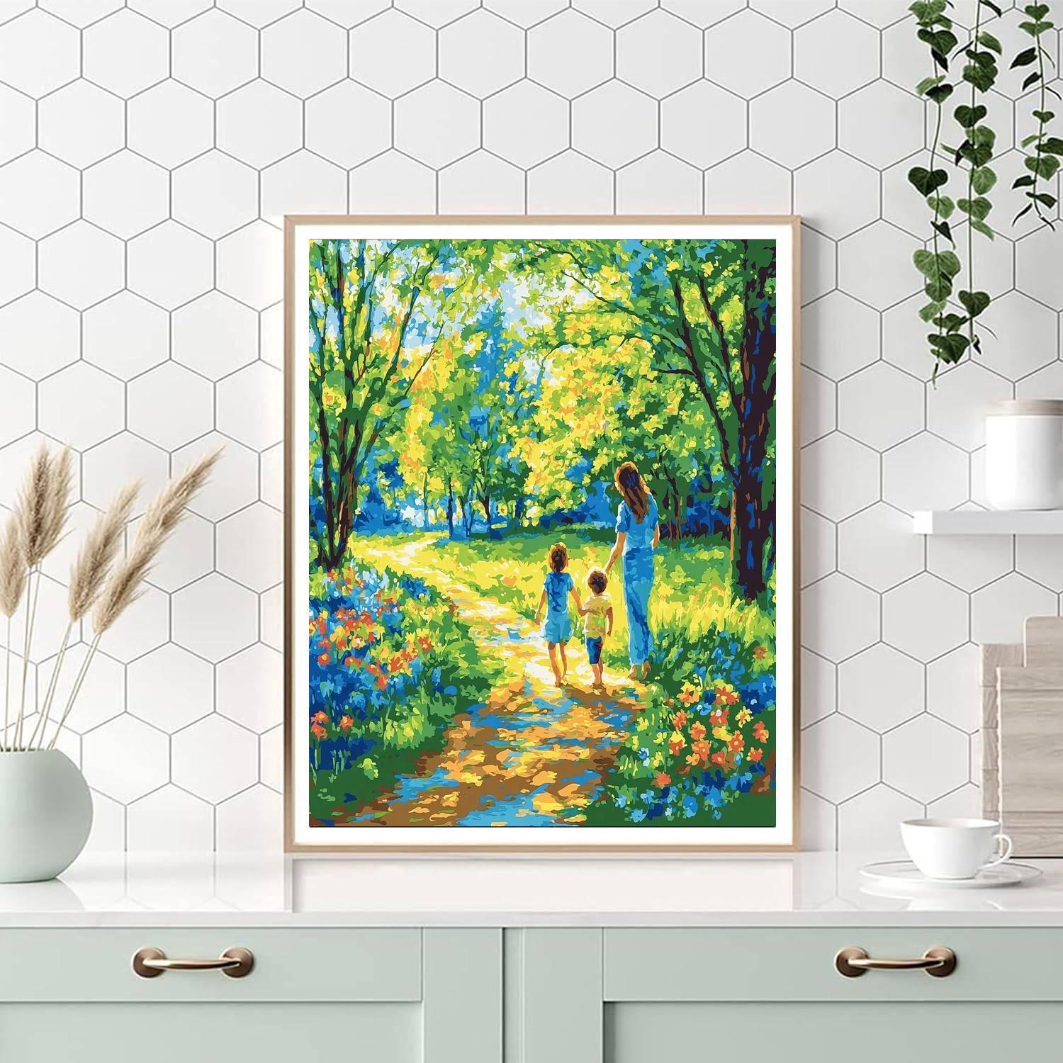 Mom And Me At The Park Paint By Numbers