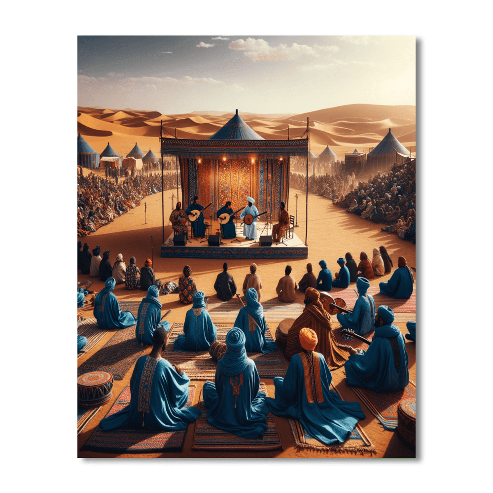 Festival Of The Desert - Mali Paint By Numbers