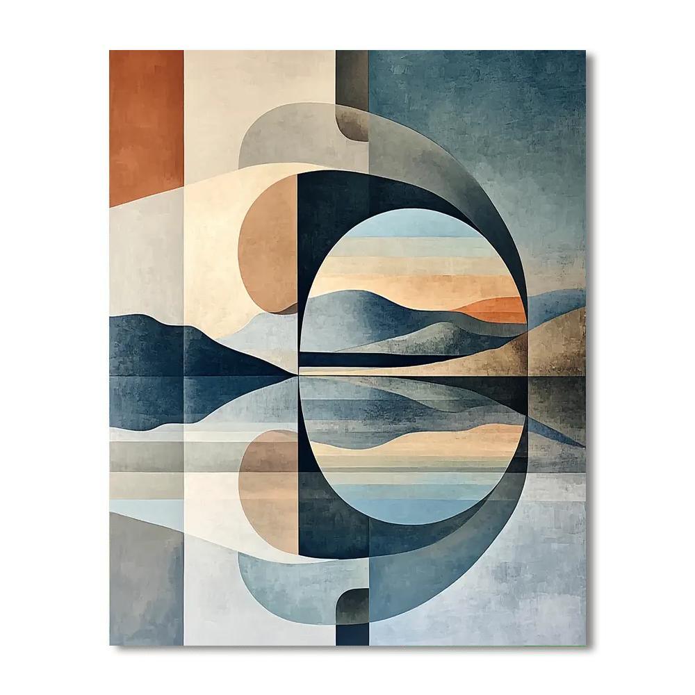 Max Ernst Inspired Mirrors Of Reality  Painting By Numbers Kit