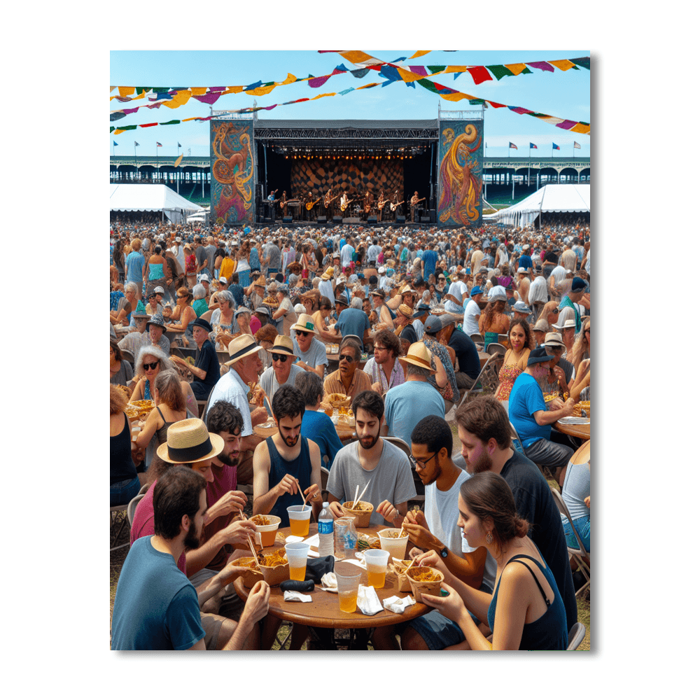 New Orleans Jazz & Heritage Festival - Louisiana, Usa Paint By Number