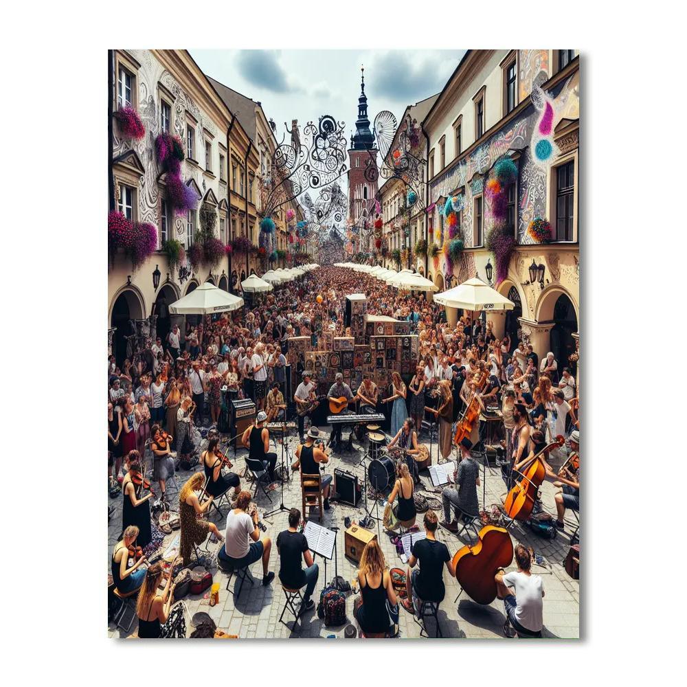 Festiwal Sztuki Faktu - Krakow, Poland Paint By Numbers