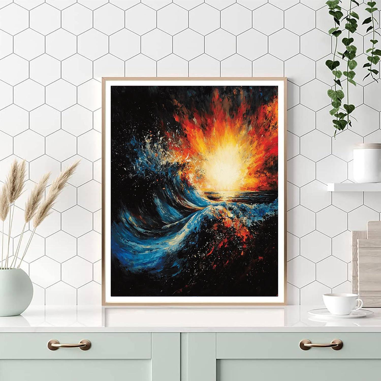 Caravaggio Inspired Fury Of The Elements  Paint By Numbers Kits