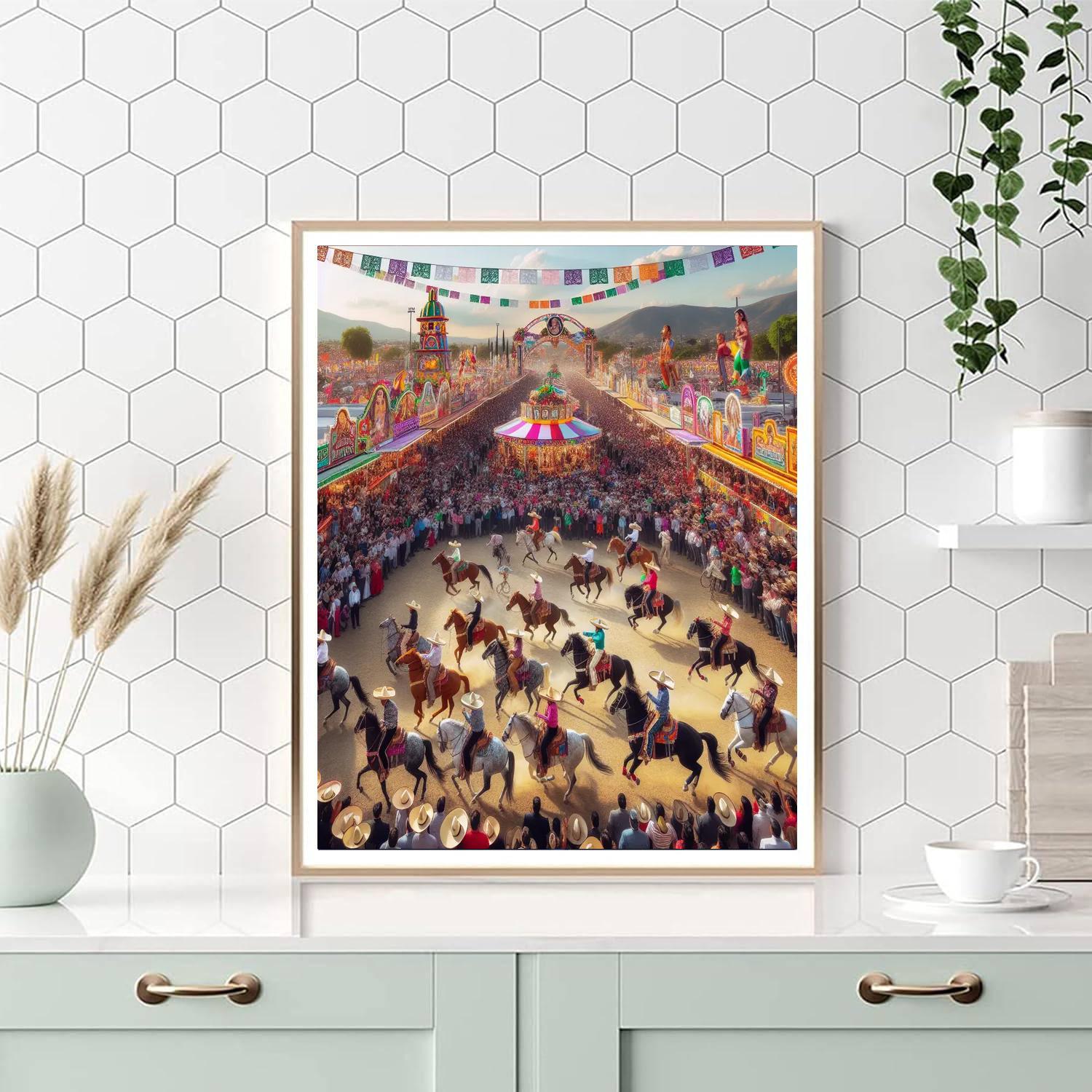 Feria De San Marcos - Aguascalientes, Mexico Number Painting