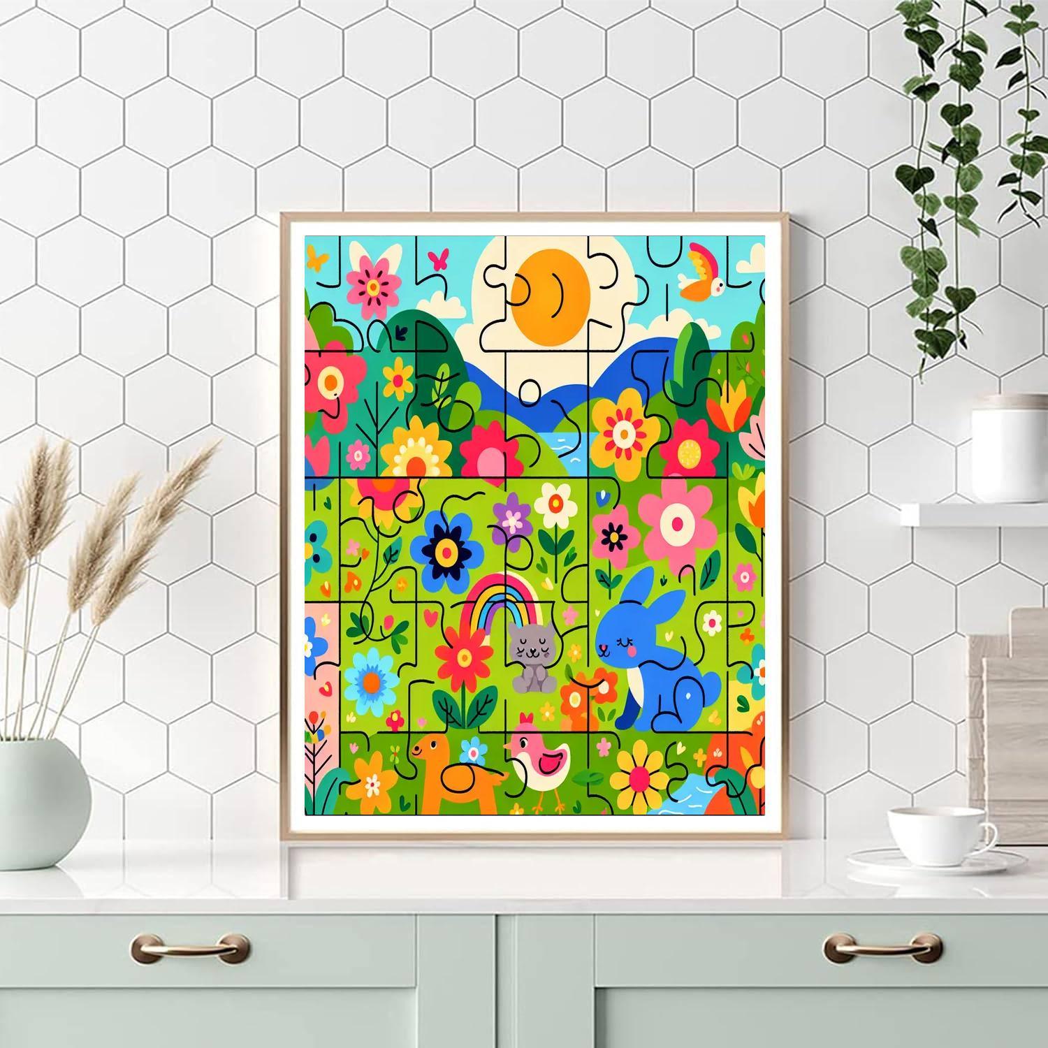 Joyful Jigsaw Puzzles Number Painting