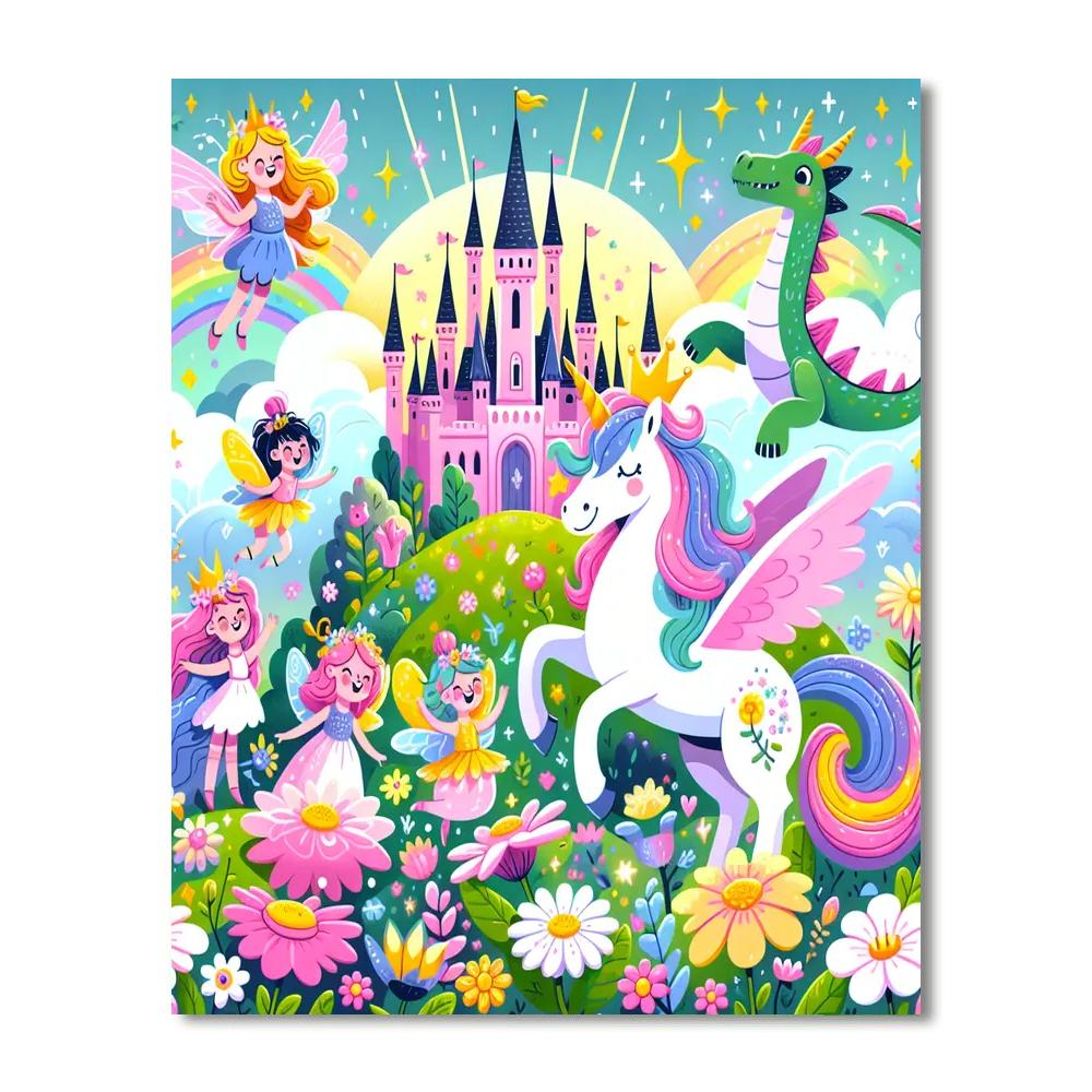 Magical Creature Kingdom Numbered Painting Kits