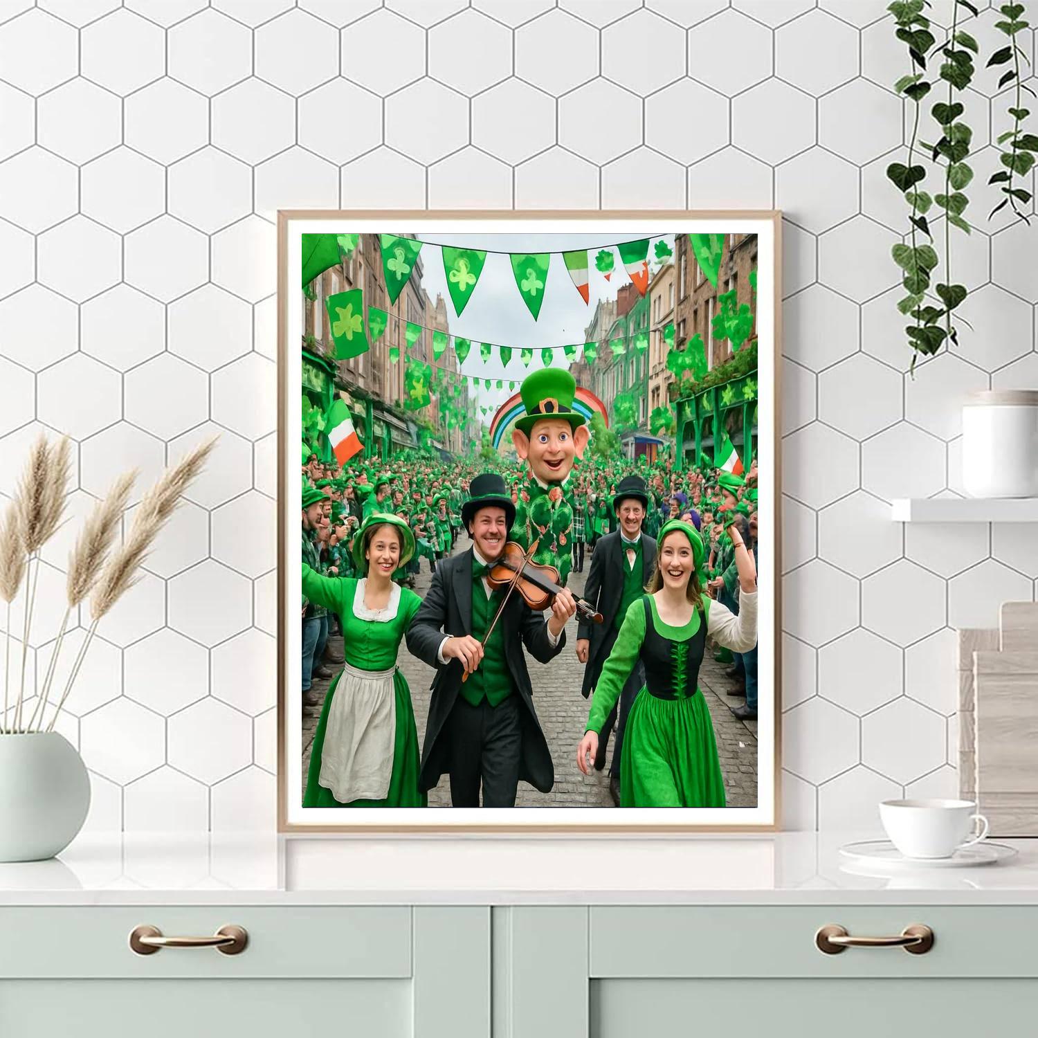 St Patrick's Festival DIY Paint By Numbers
