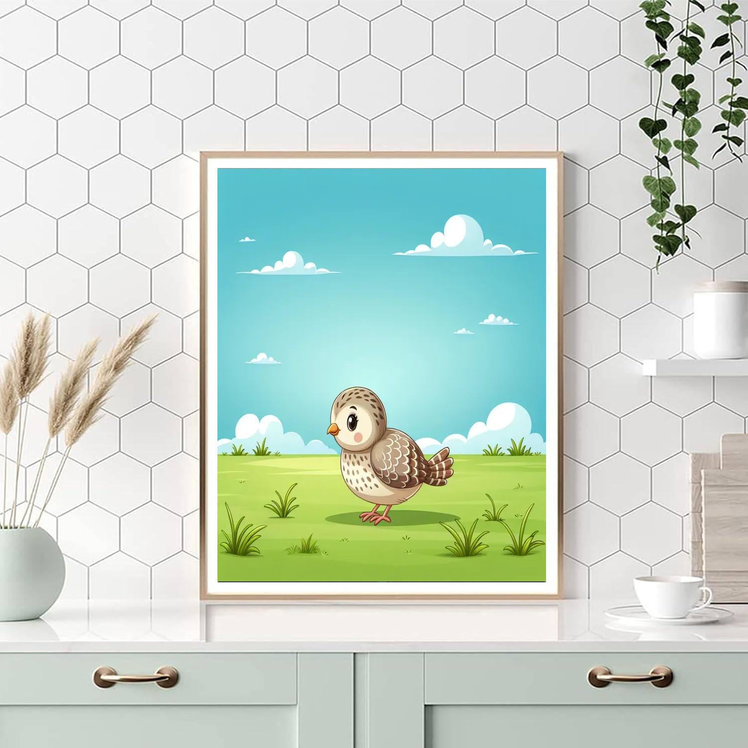 Quaint Quail Numbered Painting Kits