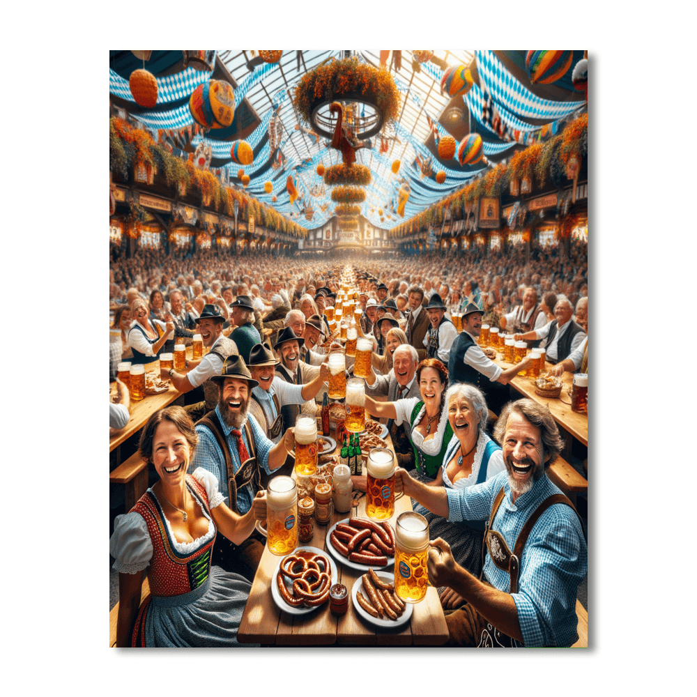 Oktoberfest Painting Number Kit
