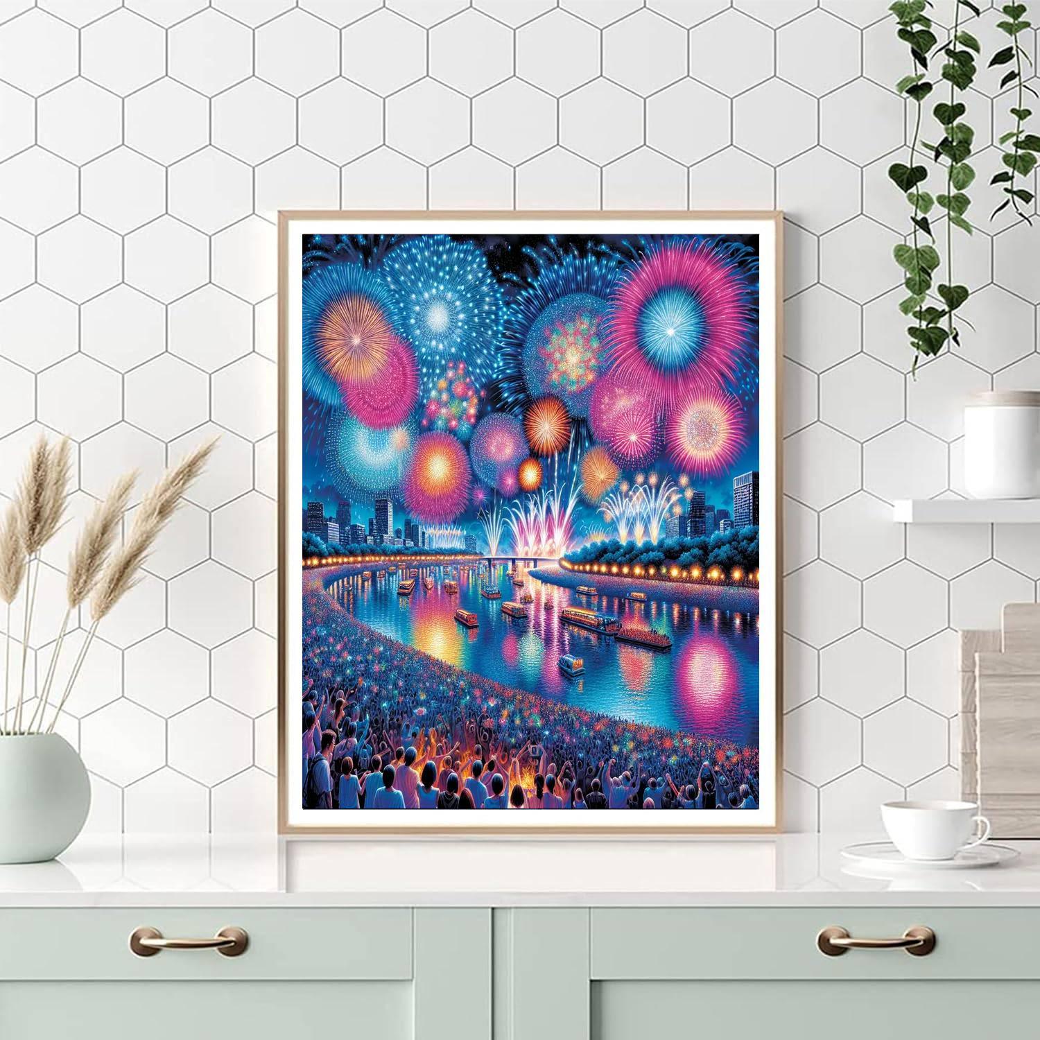 International Fireworks Festival - Vietnam DIY Paint By Numbers