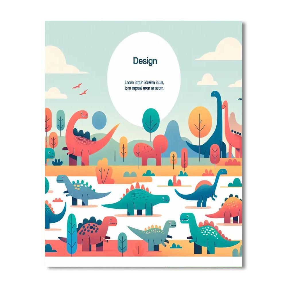 Dreamy Dinosaur Discovery Number Painting