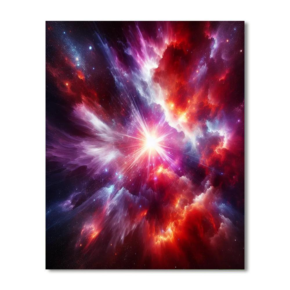 Galactic Supernova Spectacle Paint By Numbers Kits