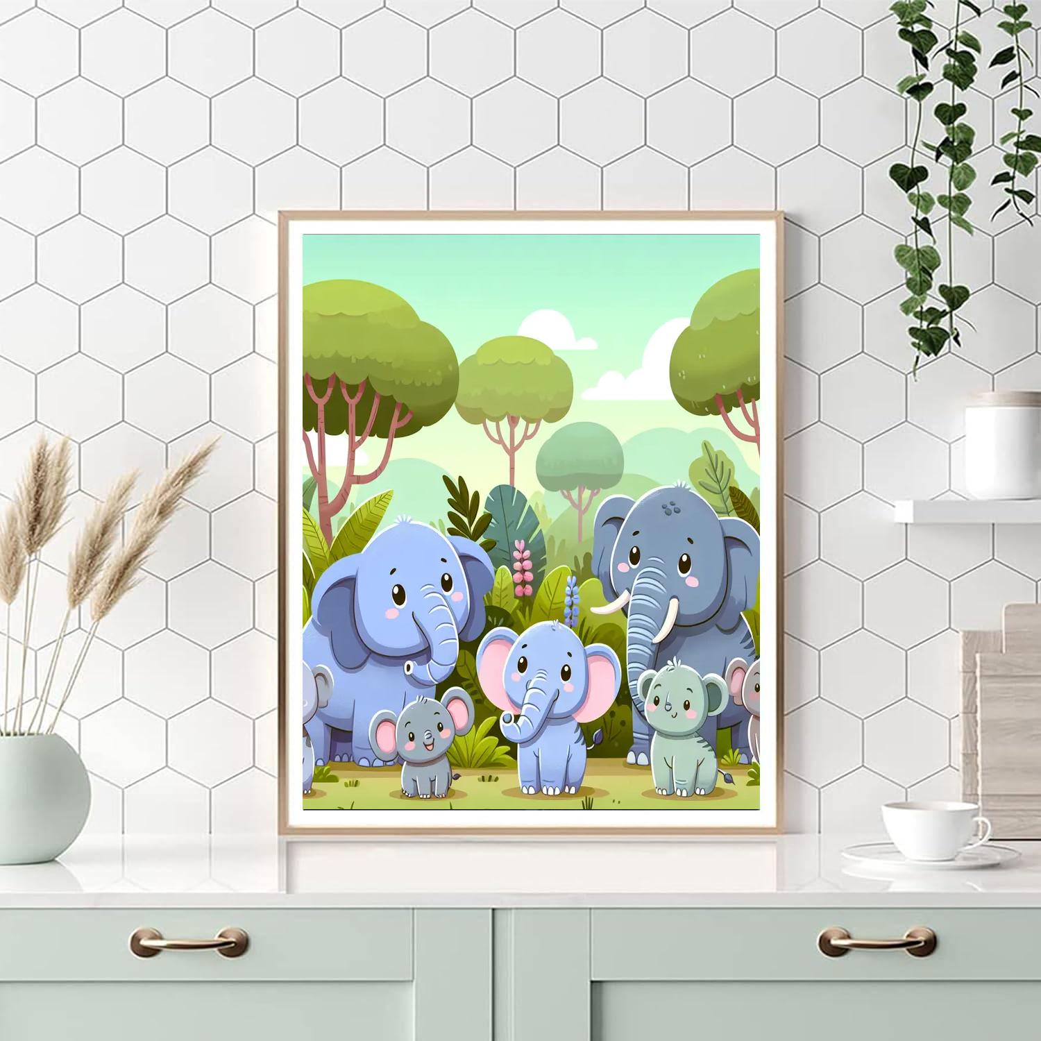 Gentle Giants' Garden Paint By Color