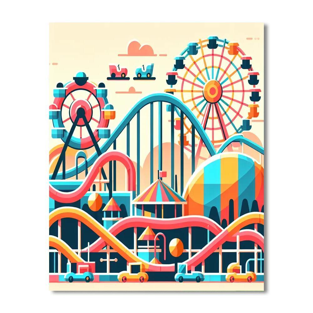 Adventure Park Excursion Numbered Painting Kits