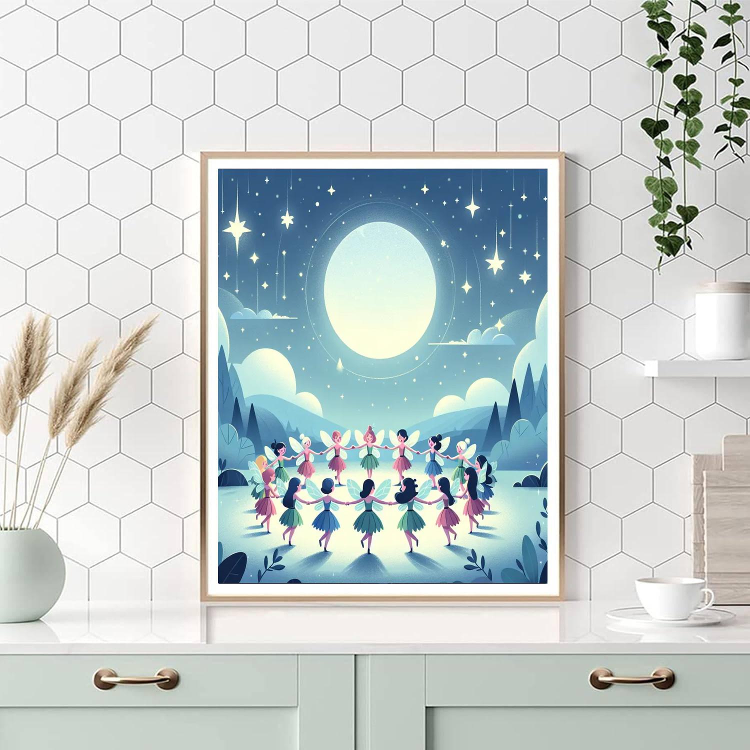 Enchanted Fairy Circle Paint By Numbers