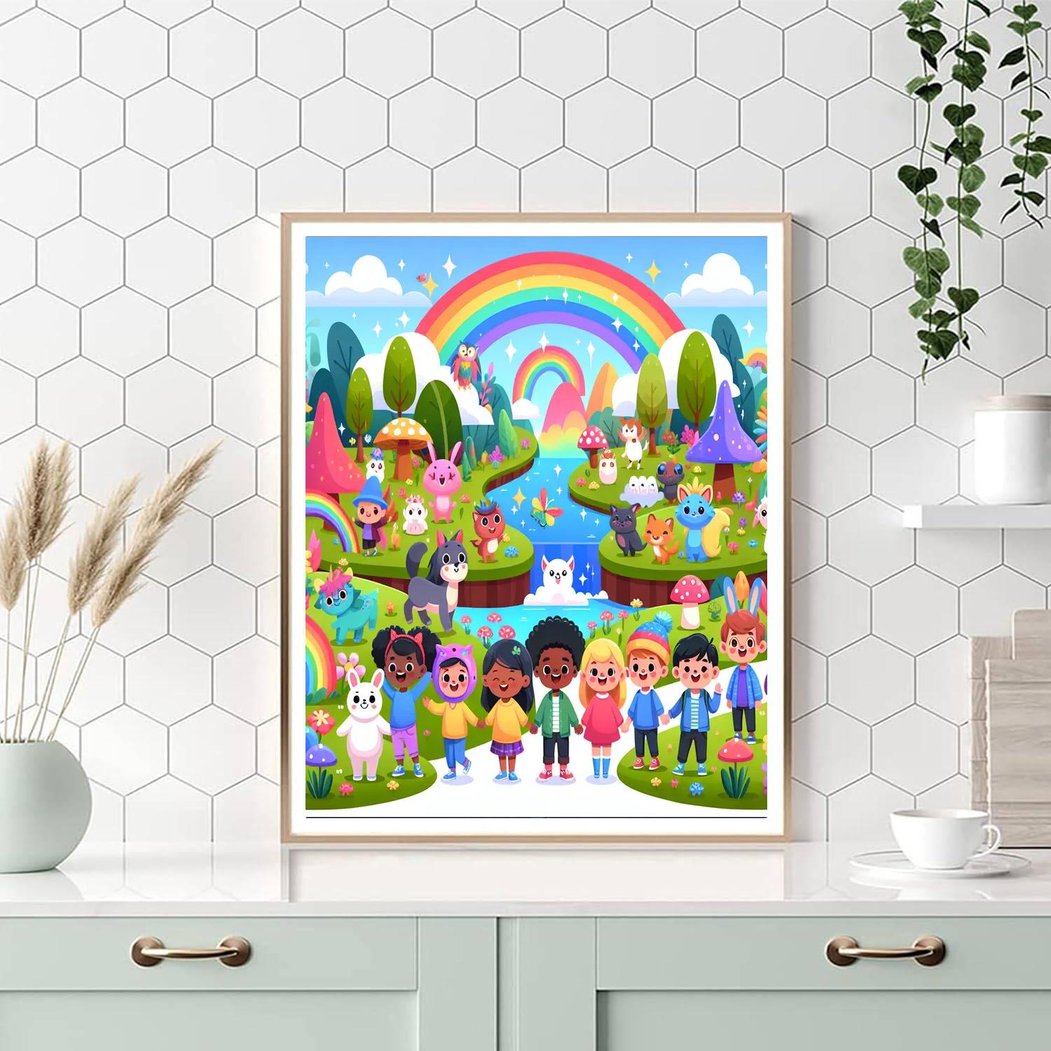 Exploring Enchanted Lands Painting Number Kit