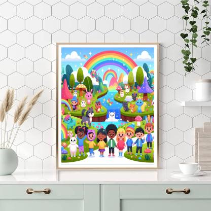 Exploring Enchanted Lands Painting Number Kit