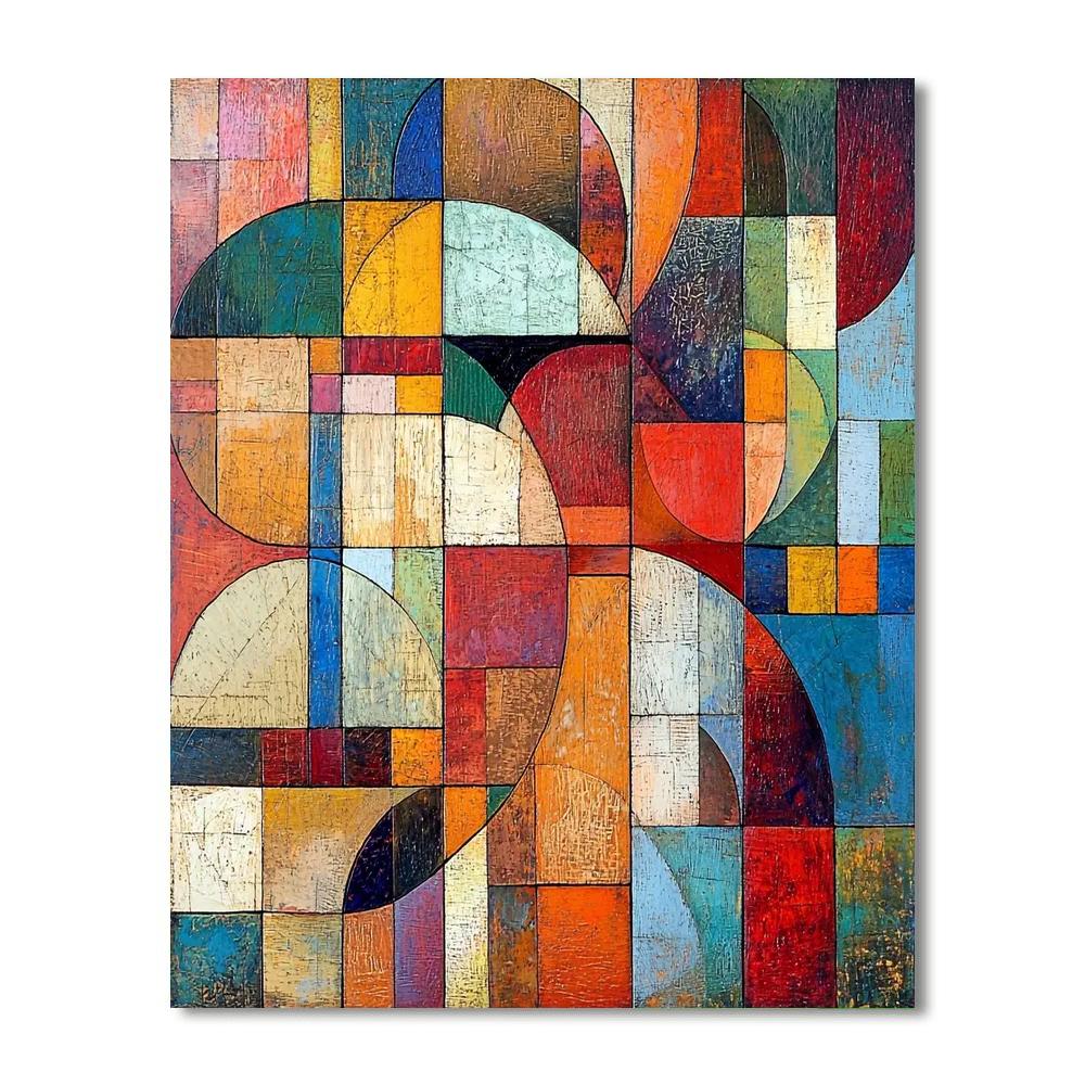 Paul Klee Inspired Whimsical Structures  Paint By Number