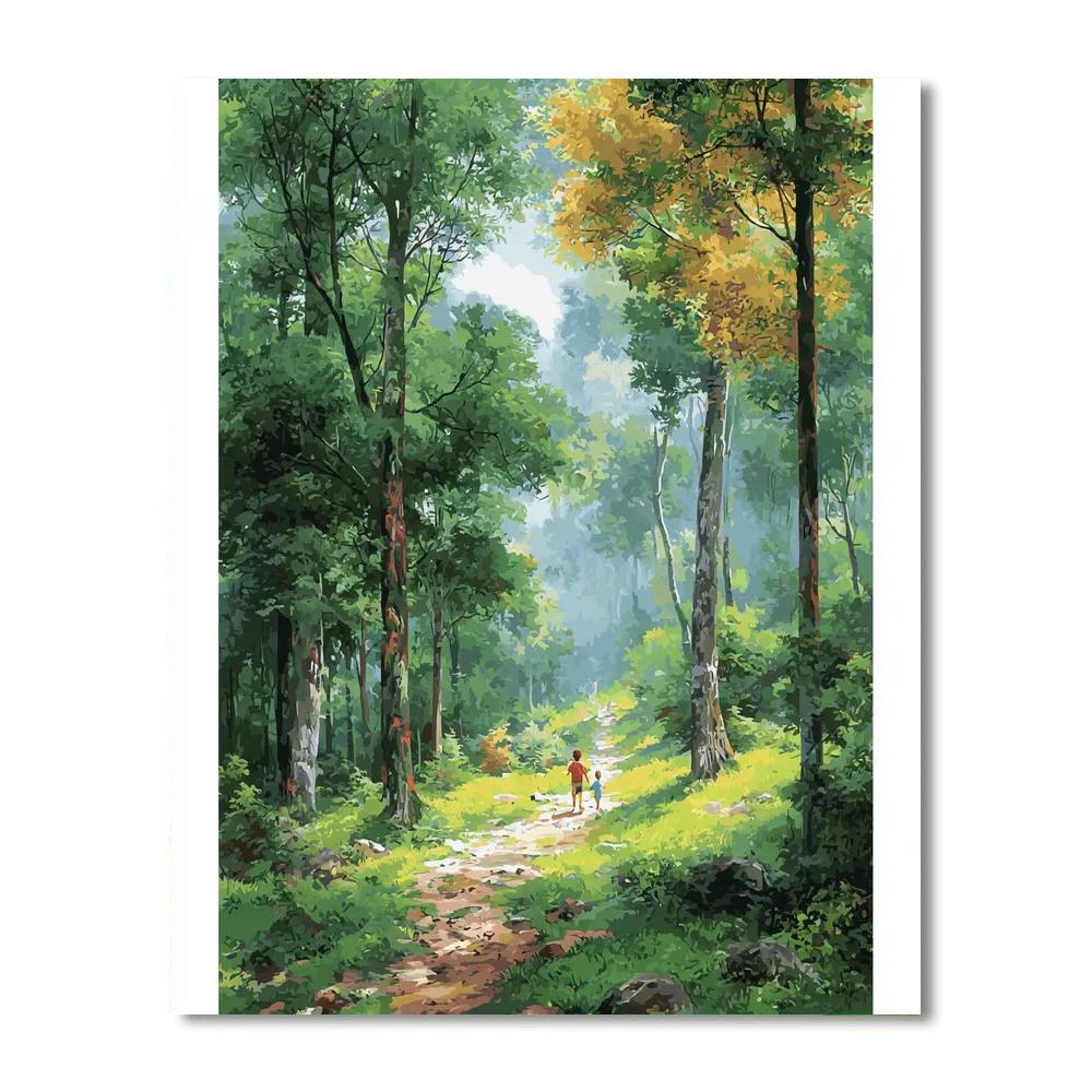 Forest Whisperings Paint By Color