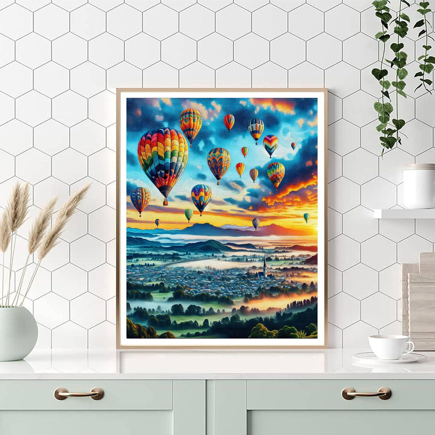 International Balloon Fiesta - New Zealand Paint By Numbers Kits