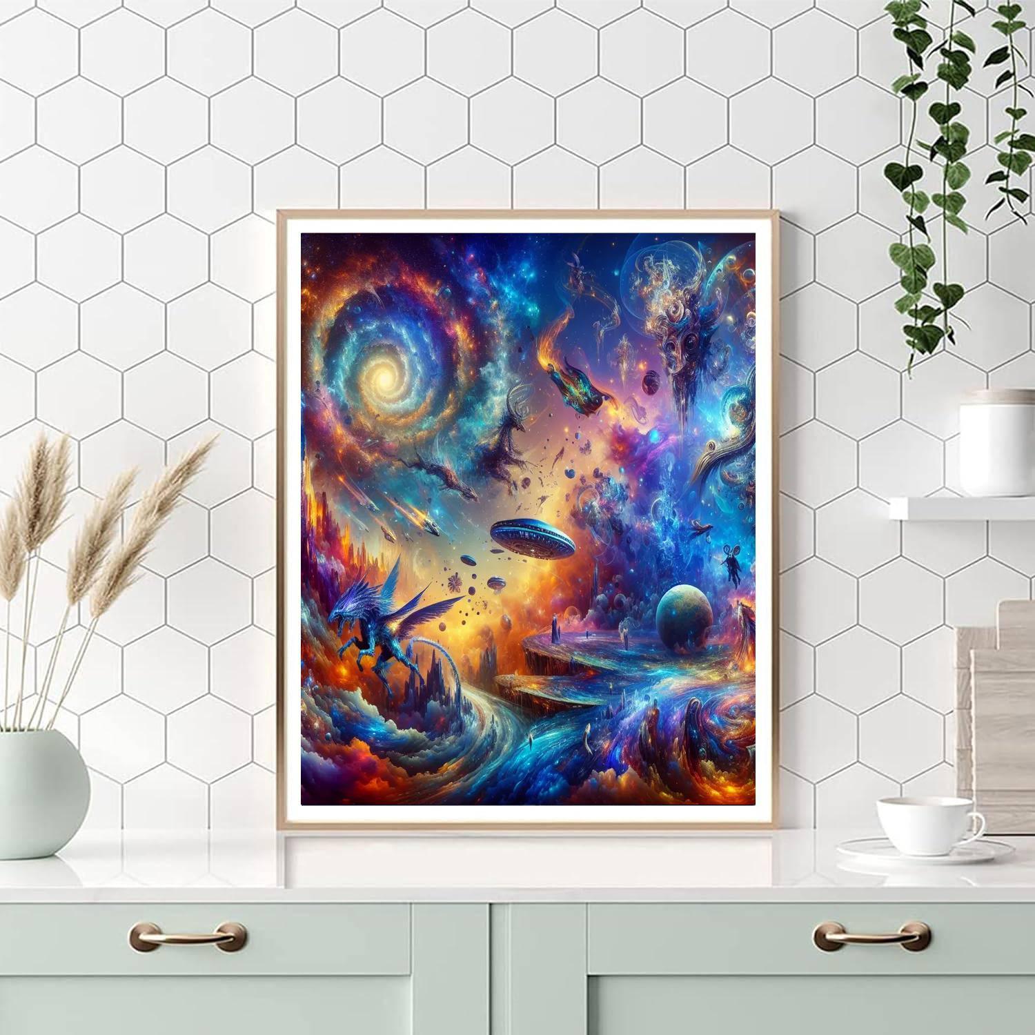 Adventure Through Time And Space DIY Paint By Numbers