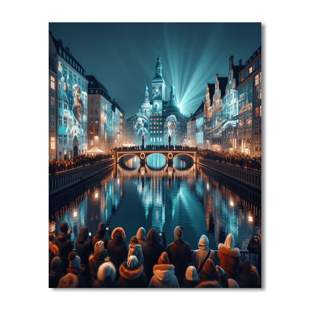 Copenhagen Light Festival - Denmark Paint By Number