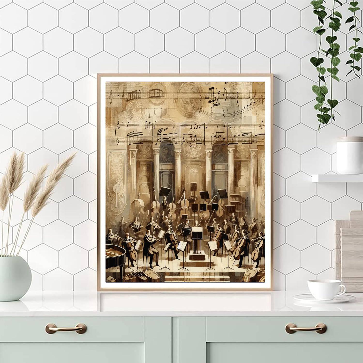 Classical Music Harmony Painting By Numbers Kit