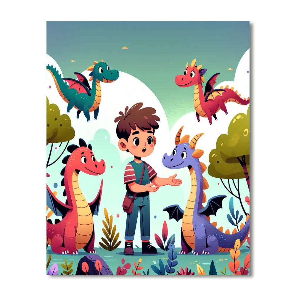 Dragon Tamer's Quest Number Painting