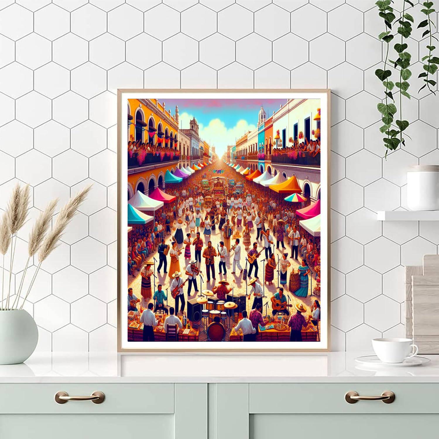 Merida Fest - Mexico Paint By Color