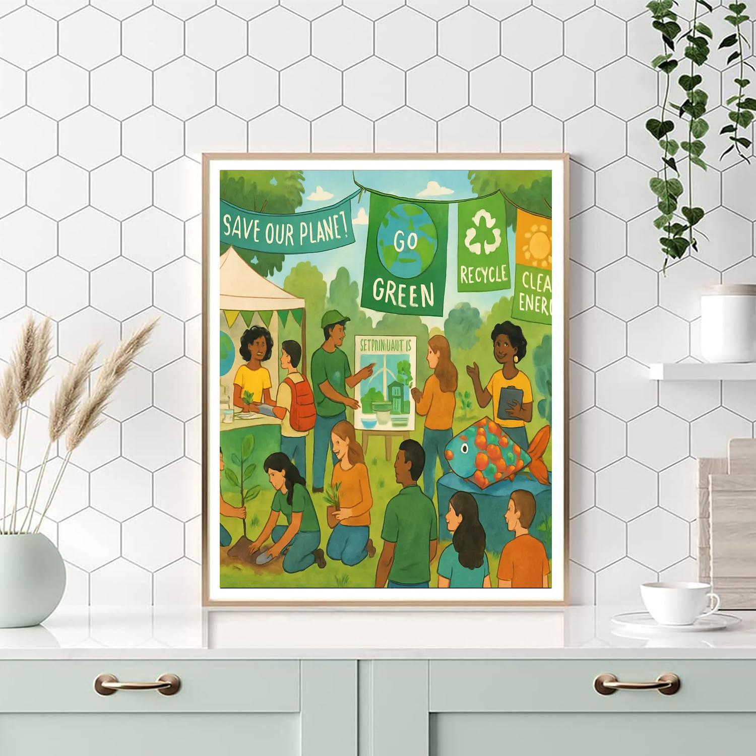 World Environment Day Festival - Various Countries DIY Paint By Numbers