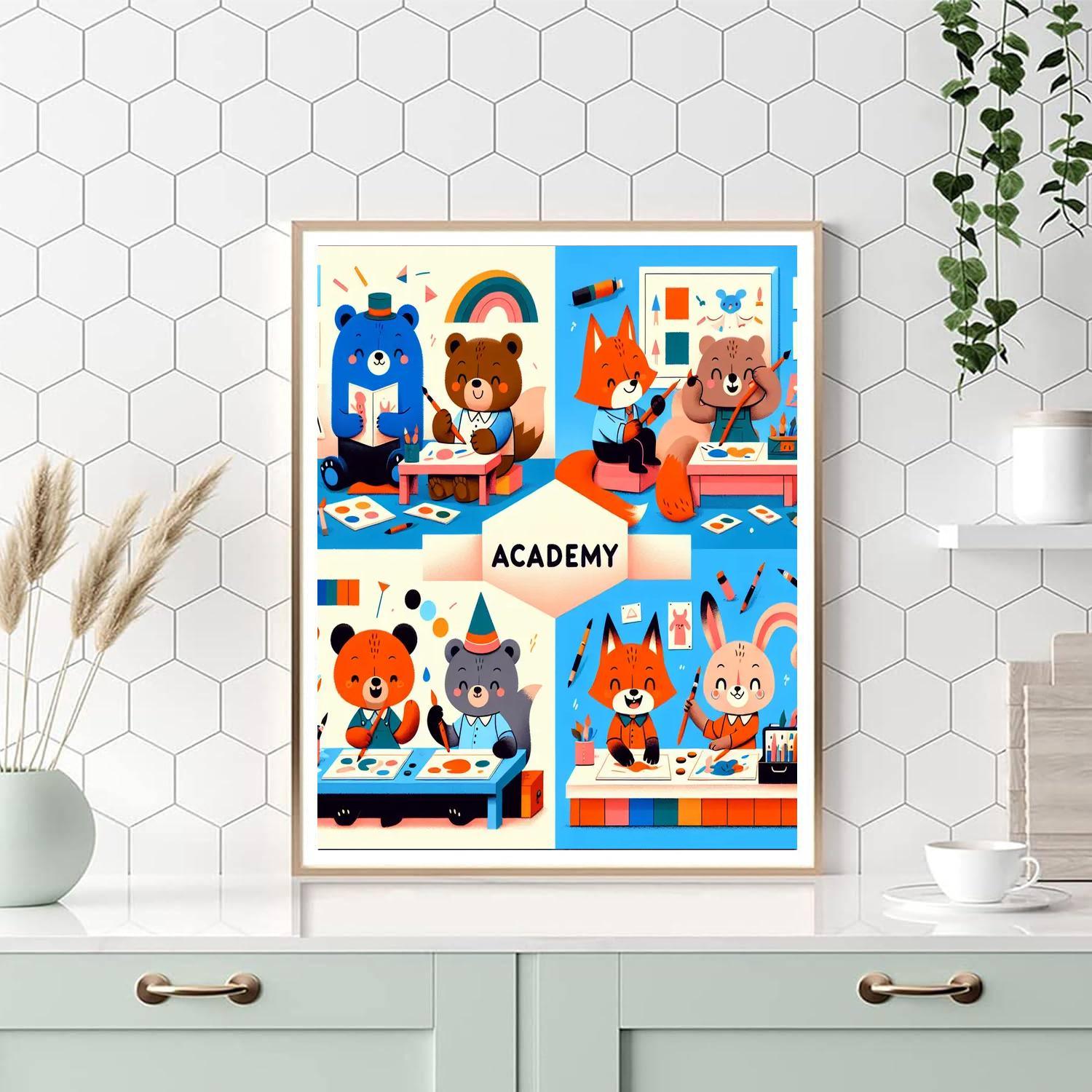 Artful Animal Academy Painting By Numbers Kit