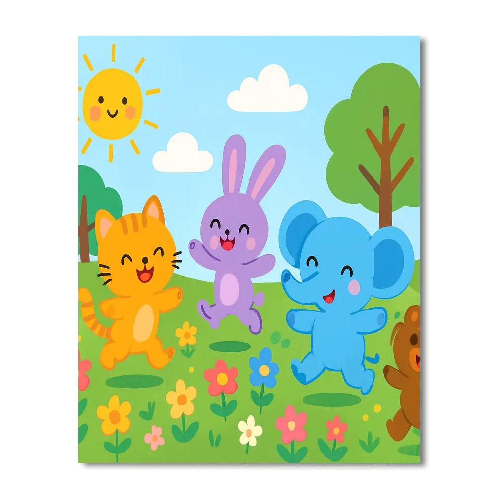 Frolic In The Meadows DIY Paint By Numbers