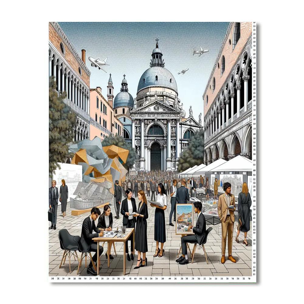 Venice Architecture Biennale - Italy Numbered Painting Kits