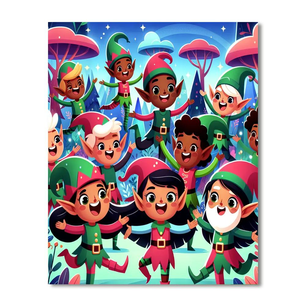 Ethereal Elves Painting Number Kit