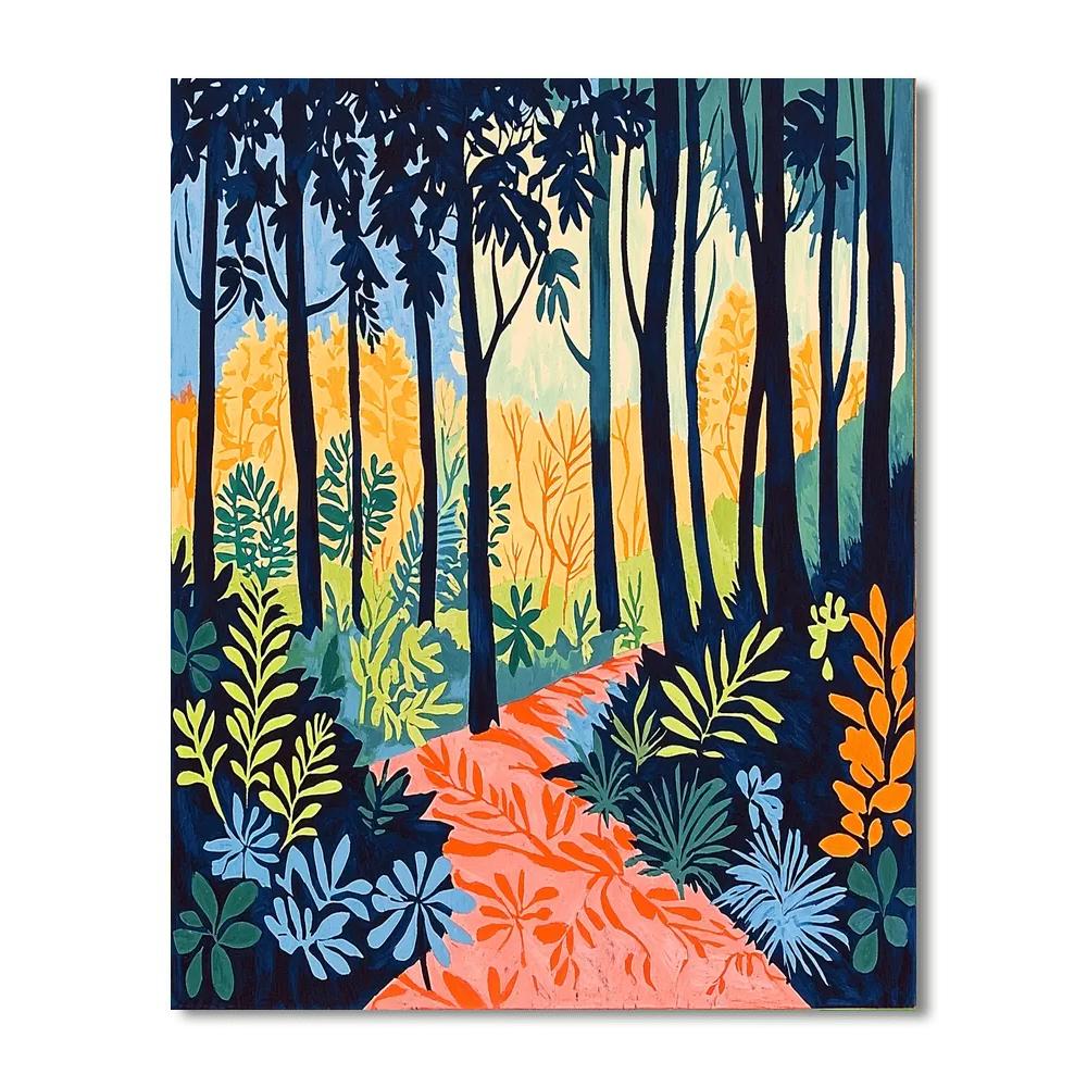 Henri Matisse Inspired Symphony In Green  Paint By Numbers Kits