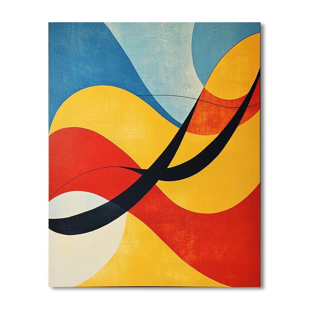 Joan Miró Inspired Abstract Revelations  Paint By Numbers Art