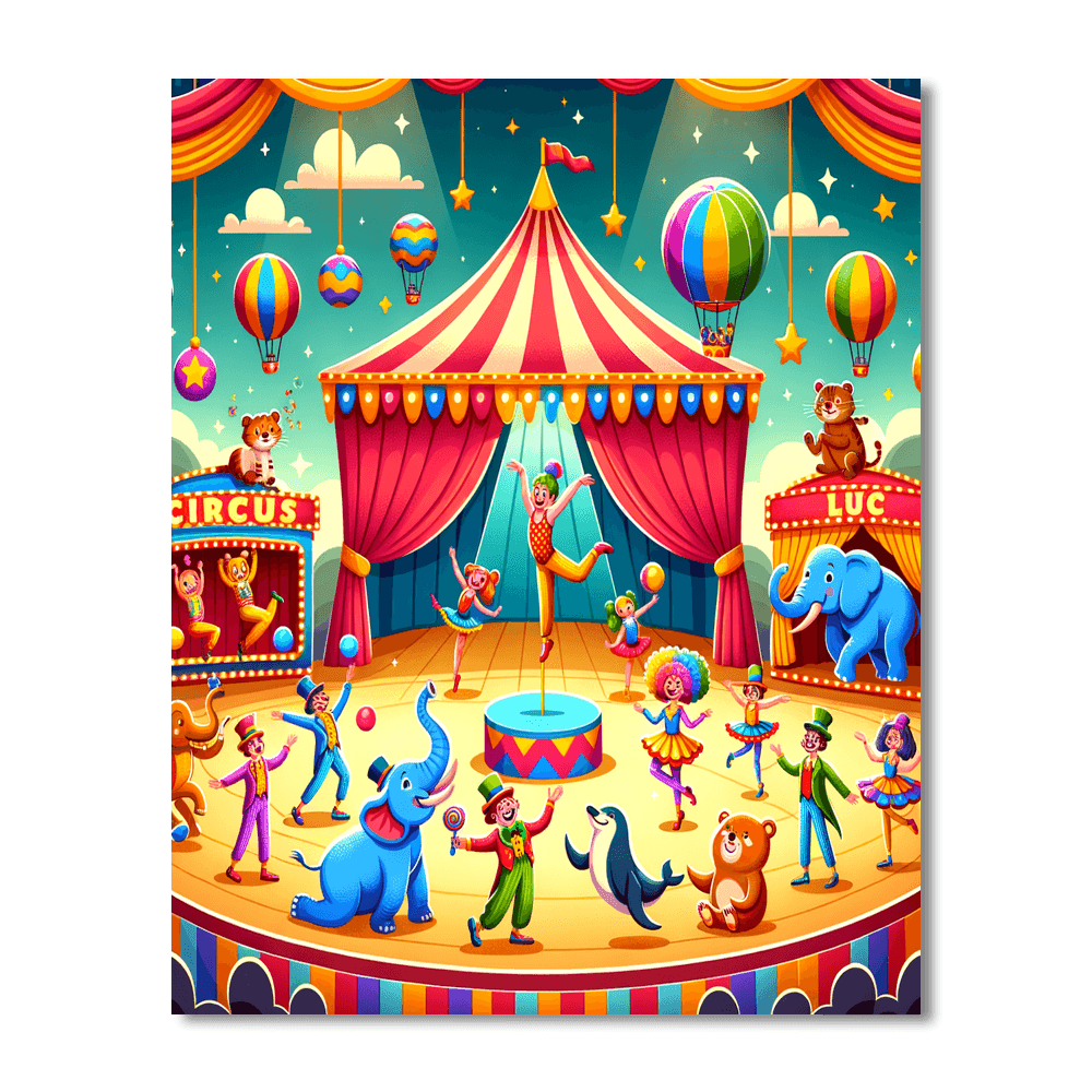Circus Spectacle Paint By Color