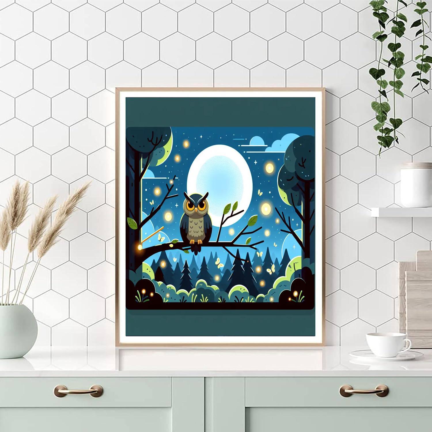 Moonlit Forest Adventure Paint By Number