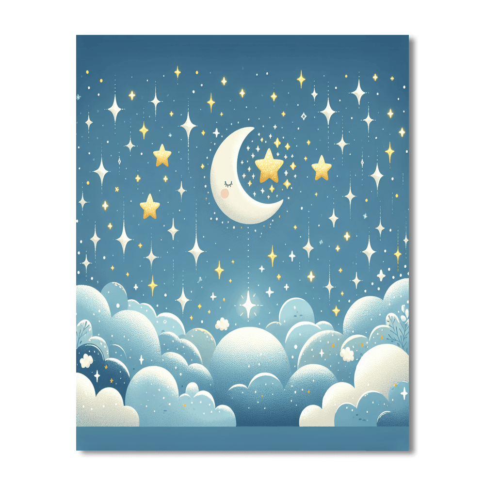 Dreamy Starry Nights Painting Number Kit