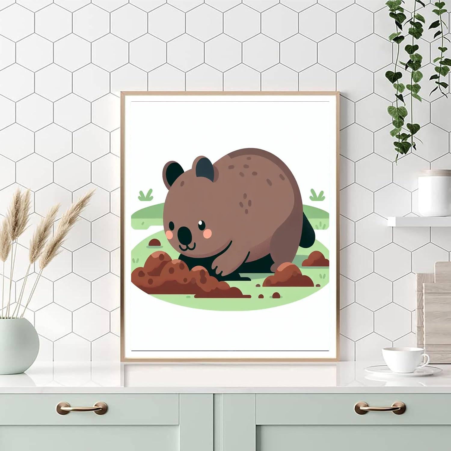 Wily Wombat Paint By Numbers Art