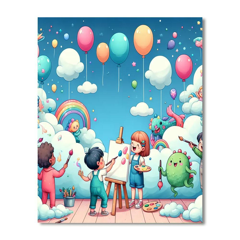 Art In The Sky Paint By Numbers Art