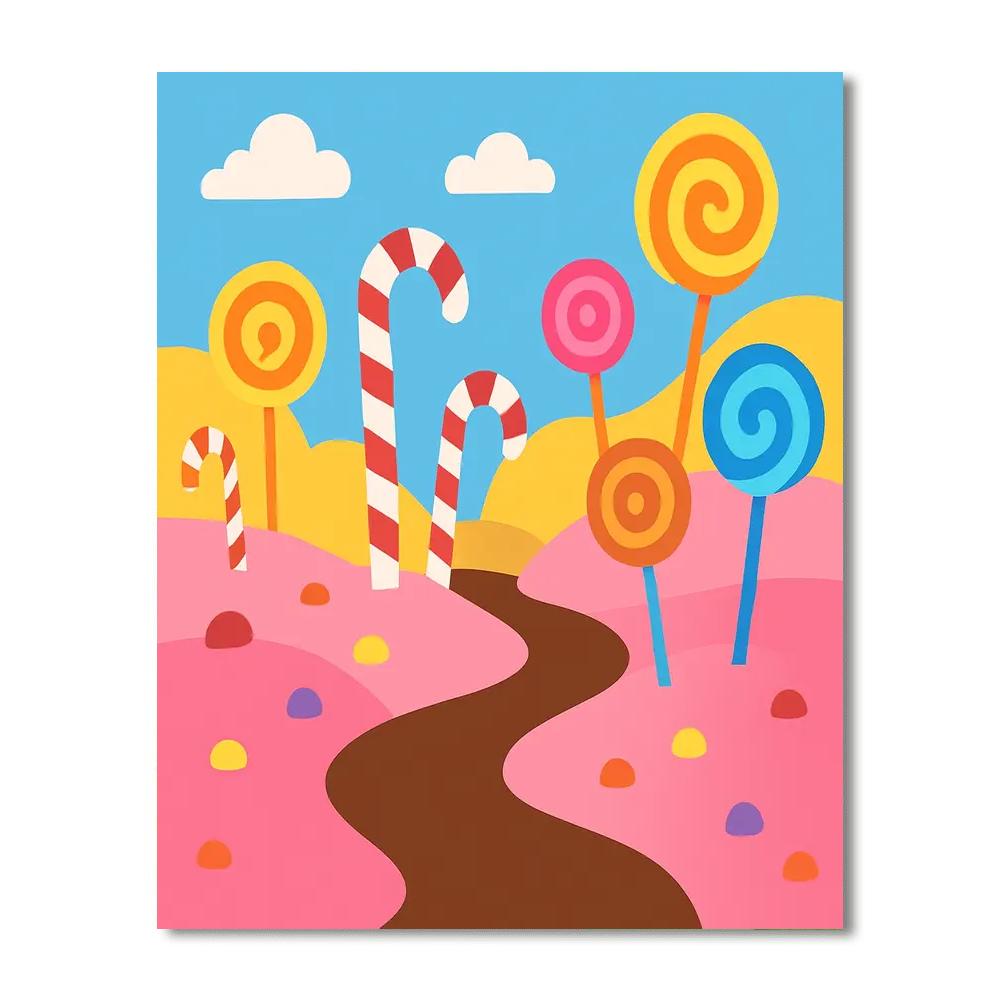 Colorful Candyland Escape Paint By Color