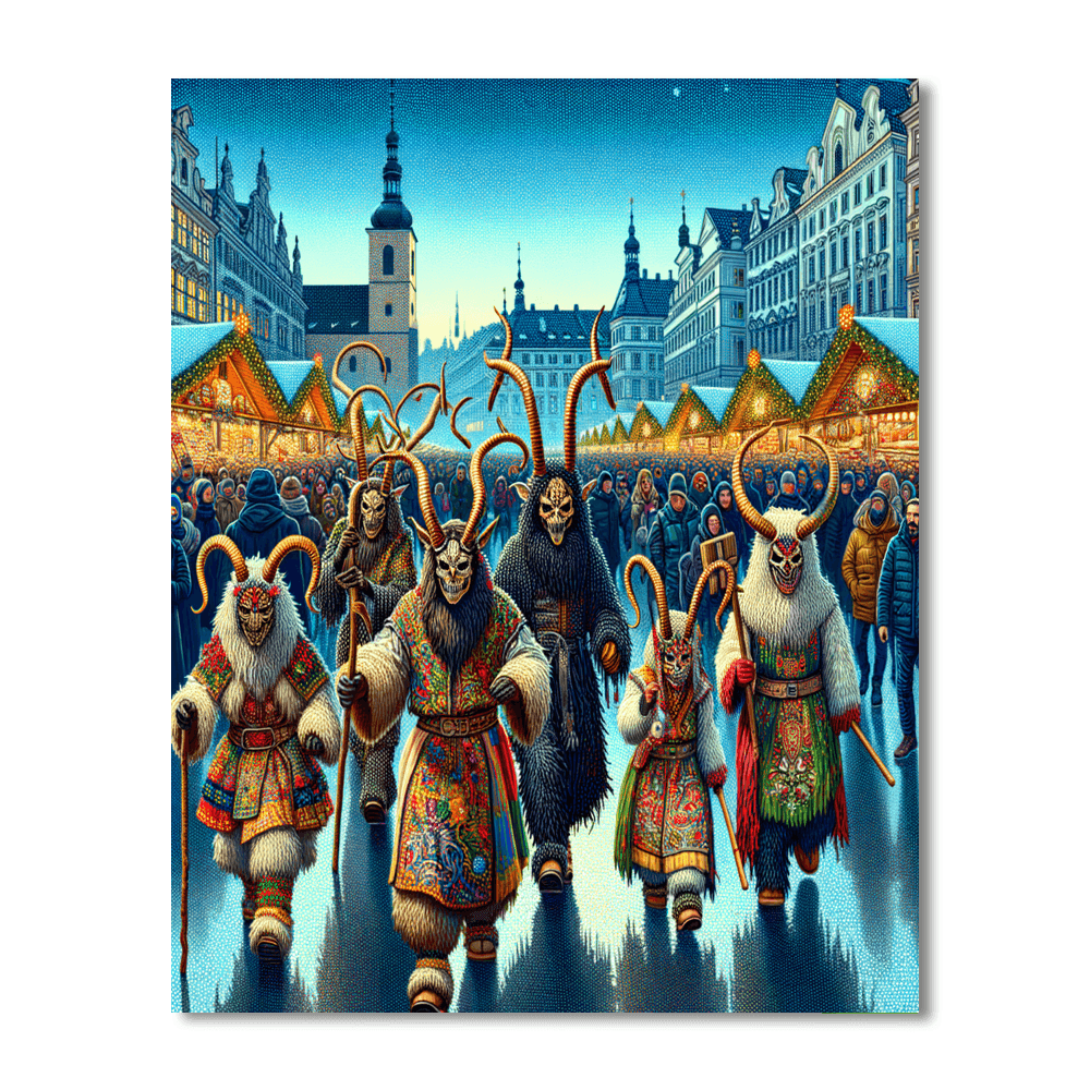 The Krampus Night Paint By Color