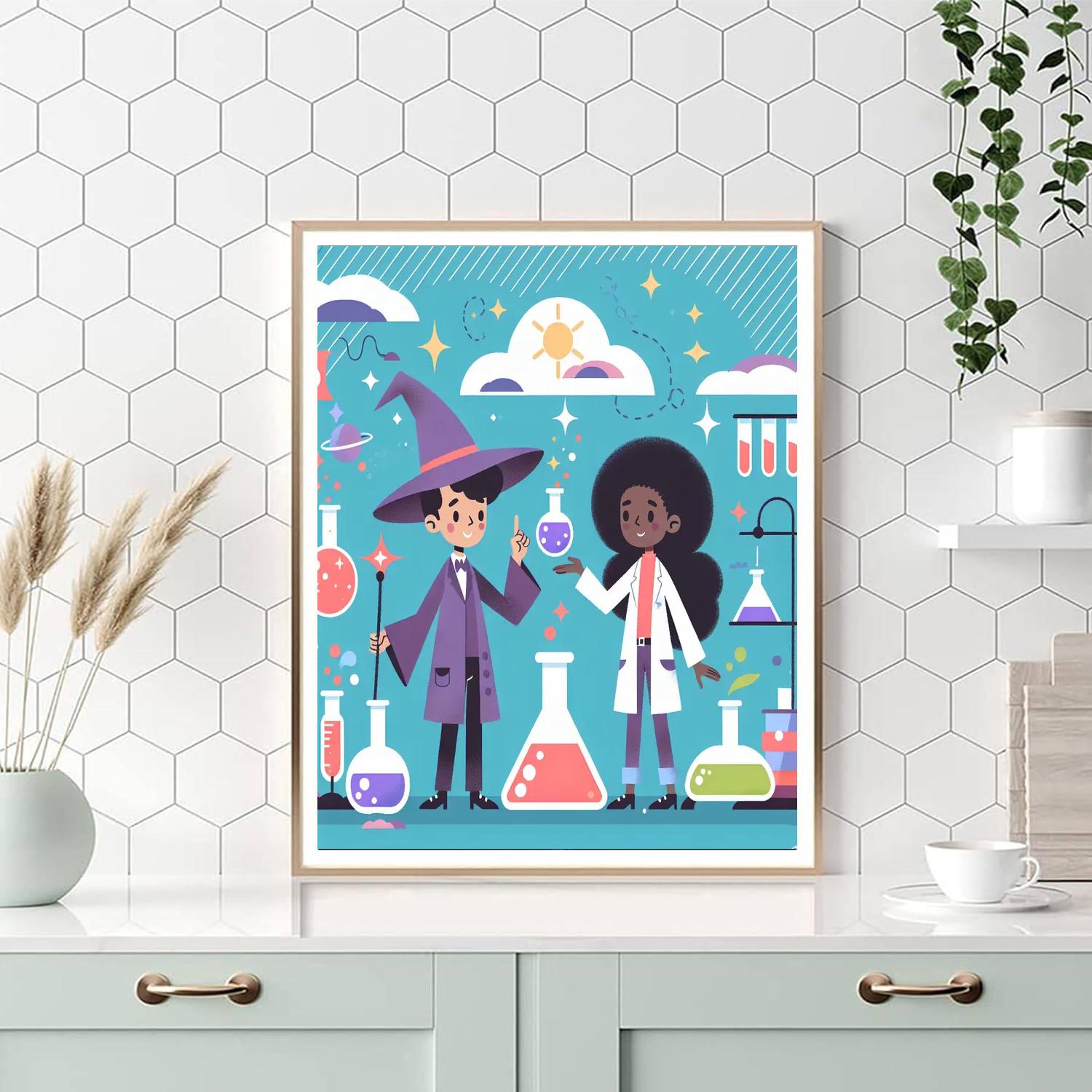 Enchanted Laboratory Painting Number Kit
