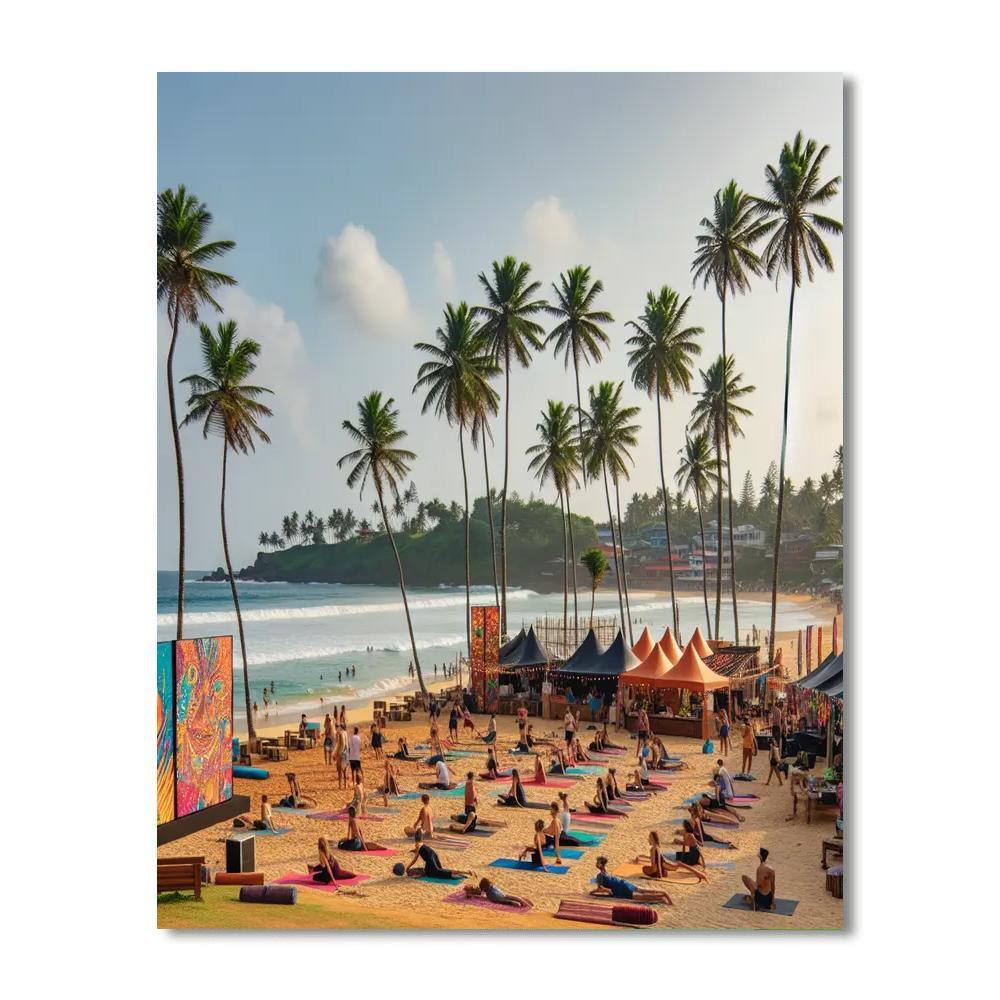 Tulum Beach Festival Paint By Number