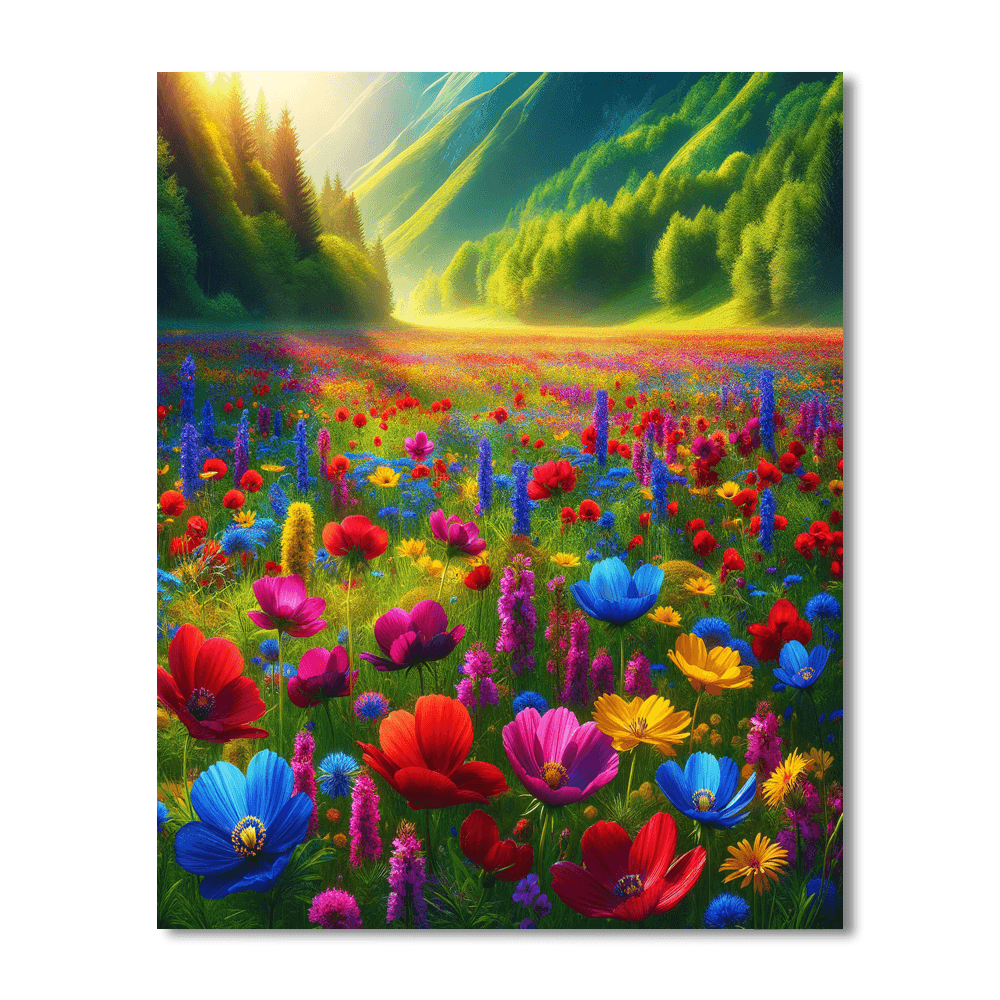 Joyful Meadow Melody Paint By Number