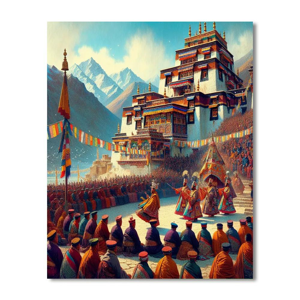 Hemis Festival - Leh, India Paint By Number